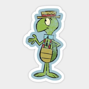 Tooter Turtle - Distressed Authentic Style Sticker